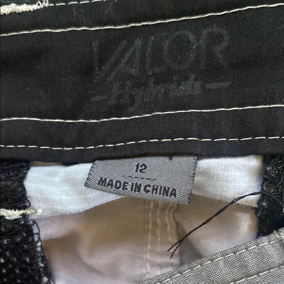 Vapor Kids' Striped Swim Trunks - Pink, Gray, and White - Picture 7 of 7